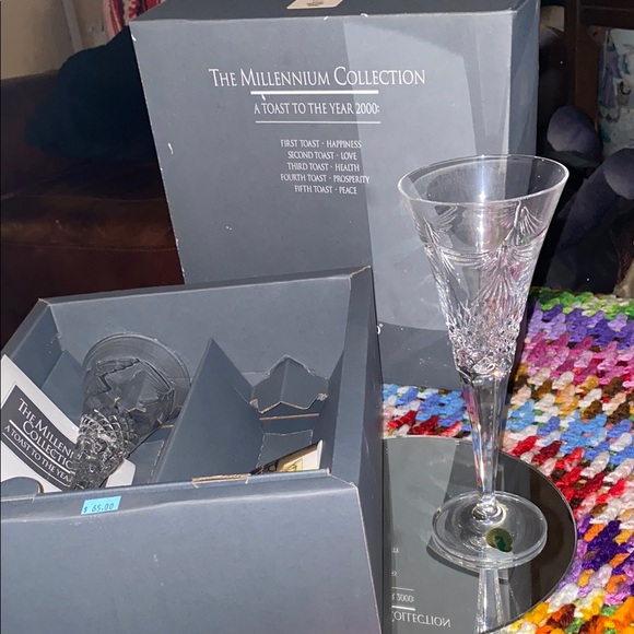 Waterford Crystal Other - The Millennium Collection Crystal Toasting Glass